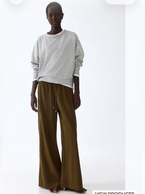 H&M COTTON DRAWSTRING PANTS